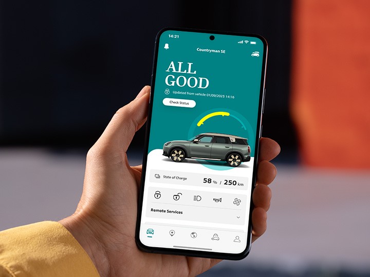 Electromobilitate MINI - MINI App
